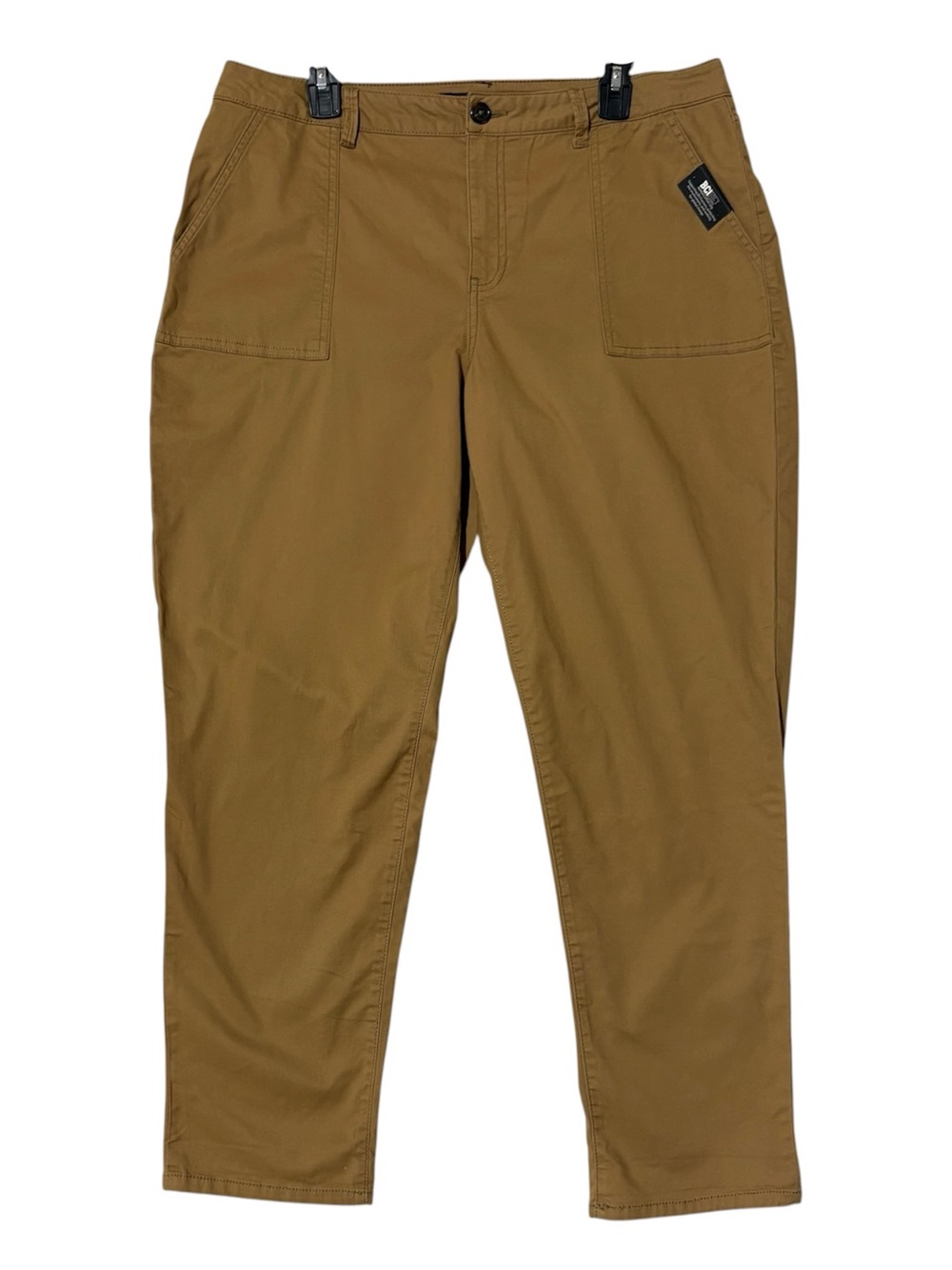One 5 One Khaki Cropped Chino Pants